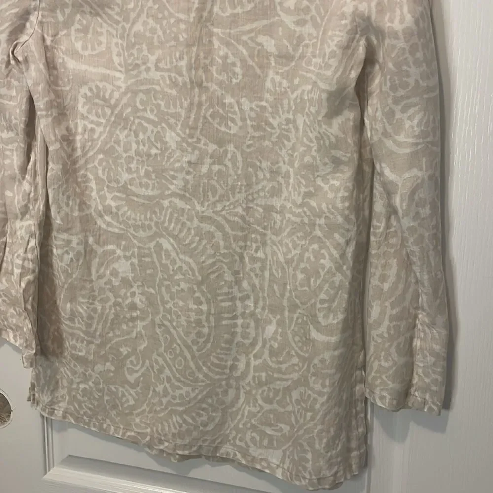 Nic & Zoe Linen Tunic - XS